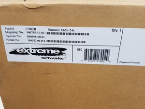 Thumbnail image of Extreme Networks Summit X650-24x  Model - 17002B Network Switch with PSU 
