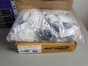 Thumbnail image of Large Lot of Extreme Networks Network Switches, Modules, Cables, Noise Filters