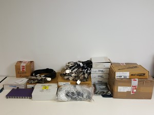 Thumbnail image of Large Lot of Extreme Networks Network Switches, Modules, Cables, Noise Filters