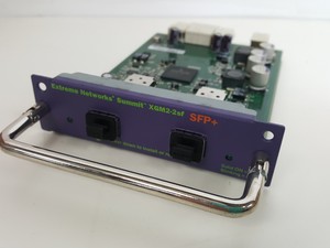 Thumbnail image of Large Lot of Extreme Networks Network Switches, Modules, Cables, Noise Filters