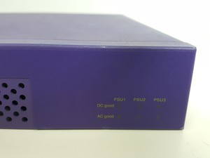 Thumbnail image of Large Lot of Extreme Networks Network Switches, Modules, Cables, Noise Filters