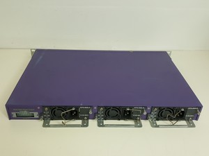 Thumbnail image of Large Lot of Extreme Networks Network Switches, Modules, Cables, Noise Filters