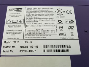 Thumbnail image of Large Lot of Extreme Networks Network Switches, Modules, Cables, Noise Filters
