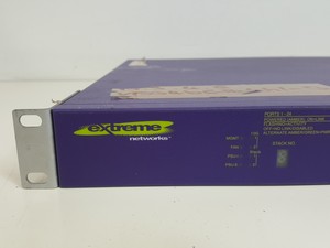 Thumbnail image of Large Lot of Extreme Networks Network Switches, Modules, Cables, Noise Filters