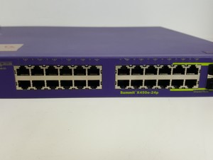 Thumbnail image of Large Lot of Extreme Networks Network Switches, Modules, Cables, Noise Filters