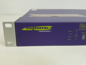 Thumbnail image of Large Lot of Extreme Networks Network Switches, Modules, Cables, Noise Filters