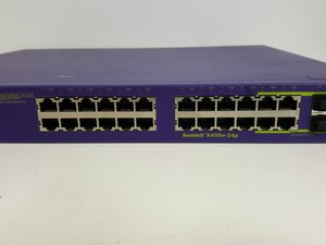 Thumbnail image of Large Lot of Extreme Networks Network Switches, Modules, Cables, Noise Filters