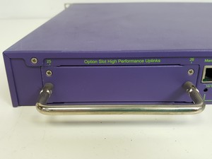 Thumbnail image of Large Lot of Extreme Networks Network Switches, Modules, Cables, Noise Filters