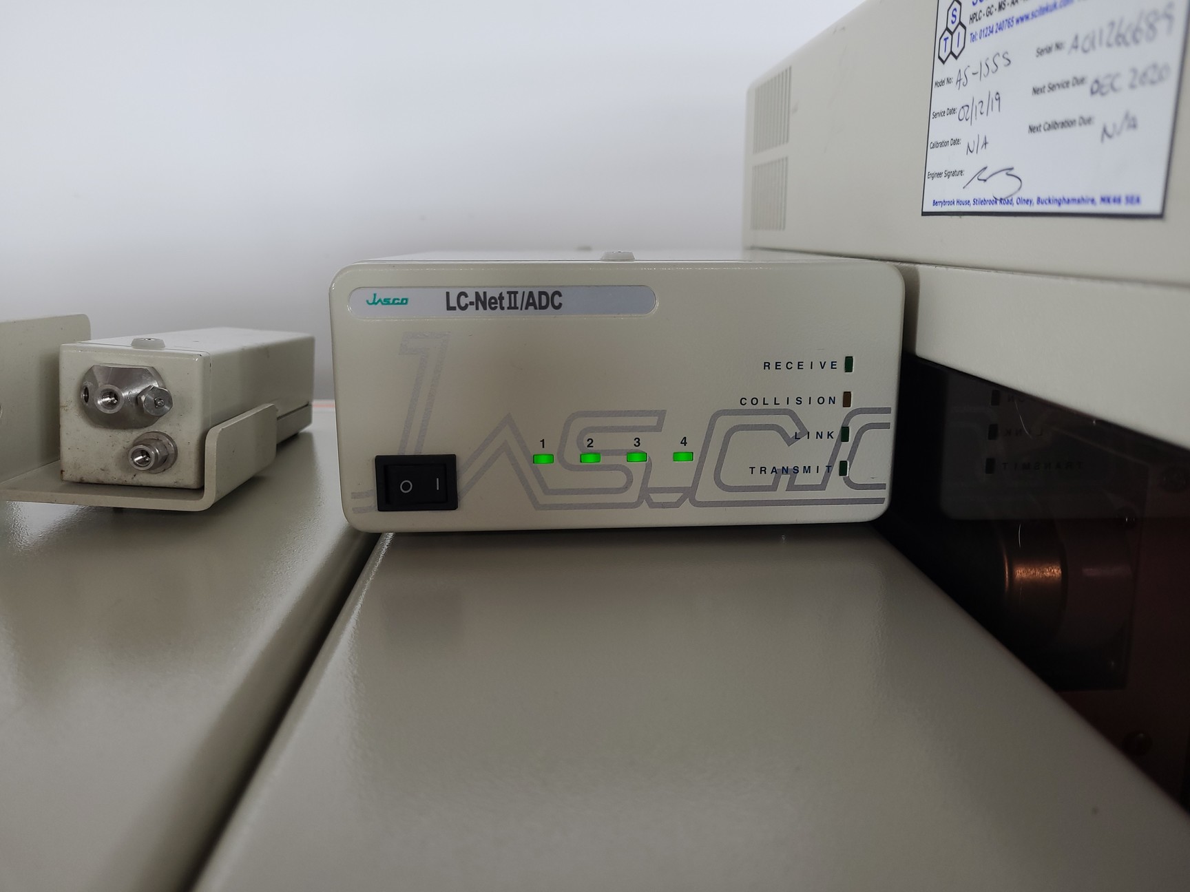Image of Jasco HPLC System -  PU-1585, UV-2077, FP-920, HG-980-30, AS-1555 Lab