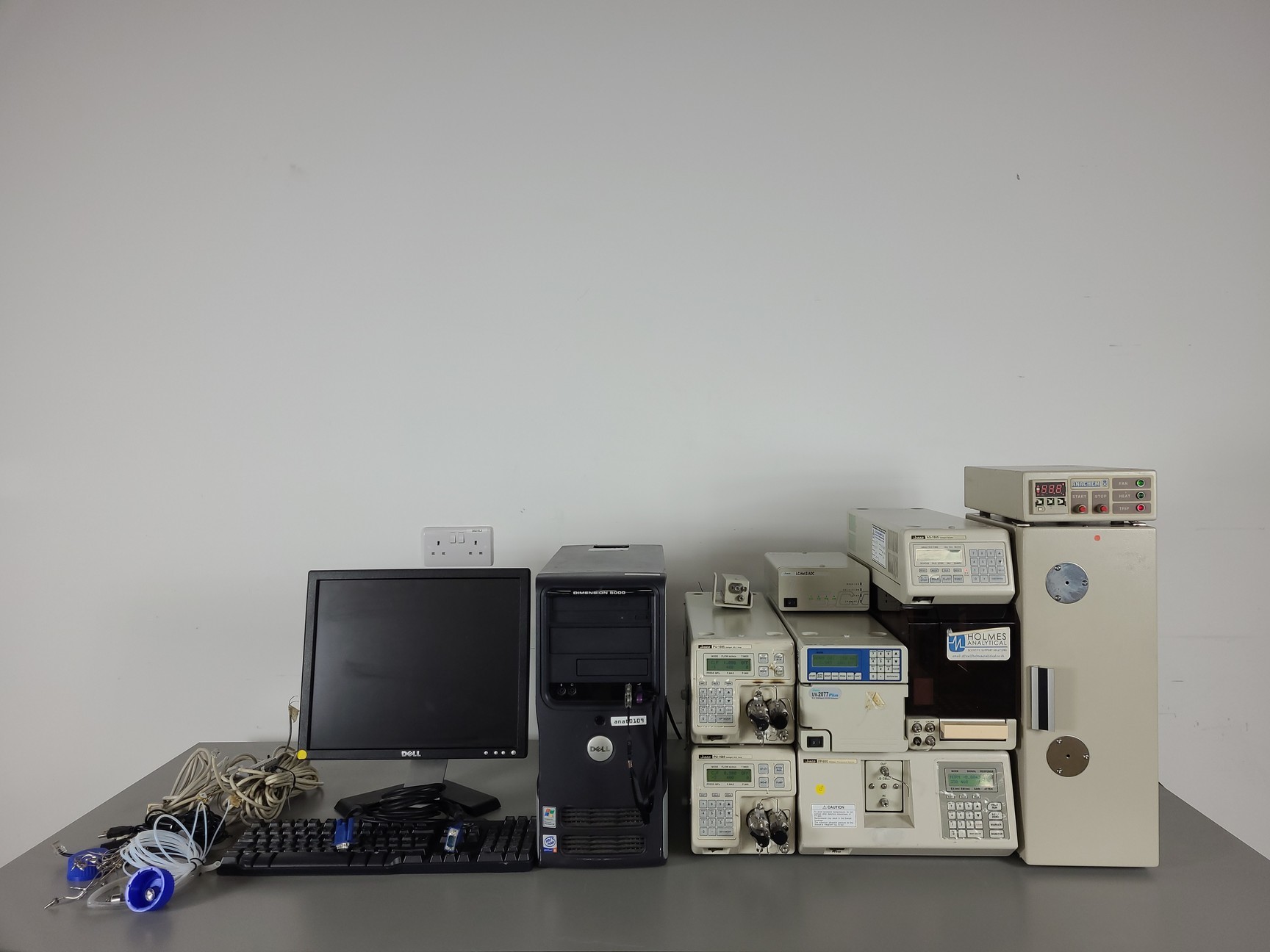 Image of Jasco HPLC System -  PU-1585, UV-2077, FP-920, HG-980-30, AS-1555 Lab