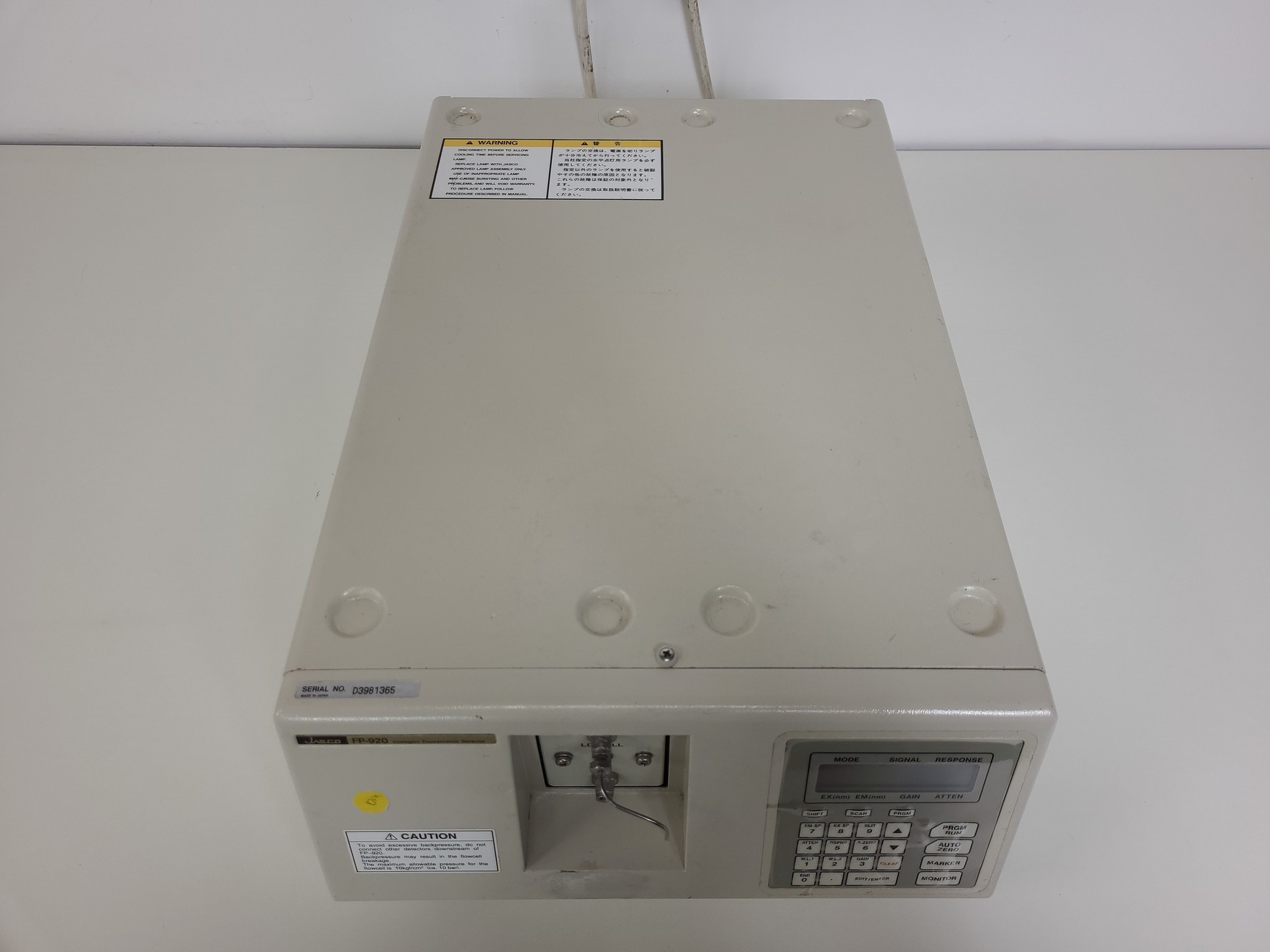 Image of Jasco HPLC System -  PU-1585, UV-2077, FP-920, HG-980-30, AS-1555 Lab
