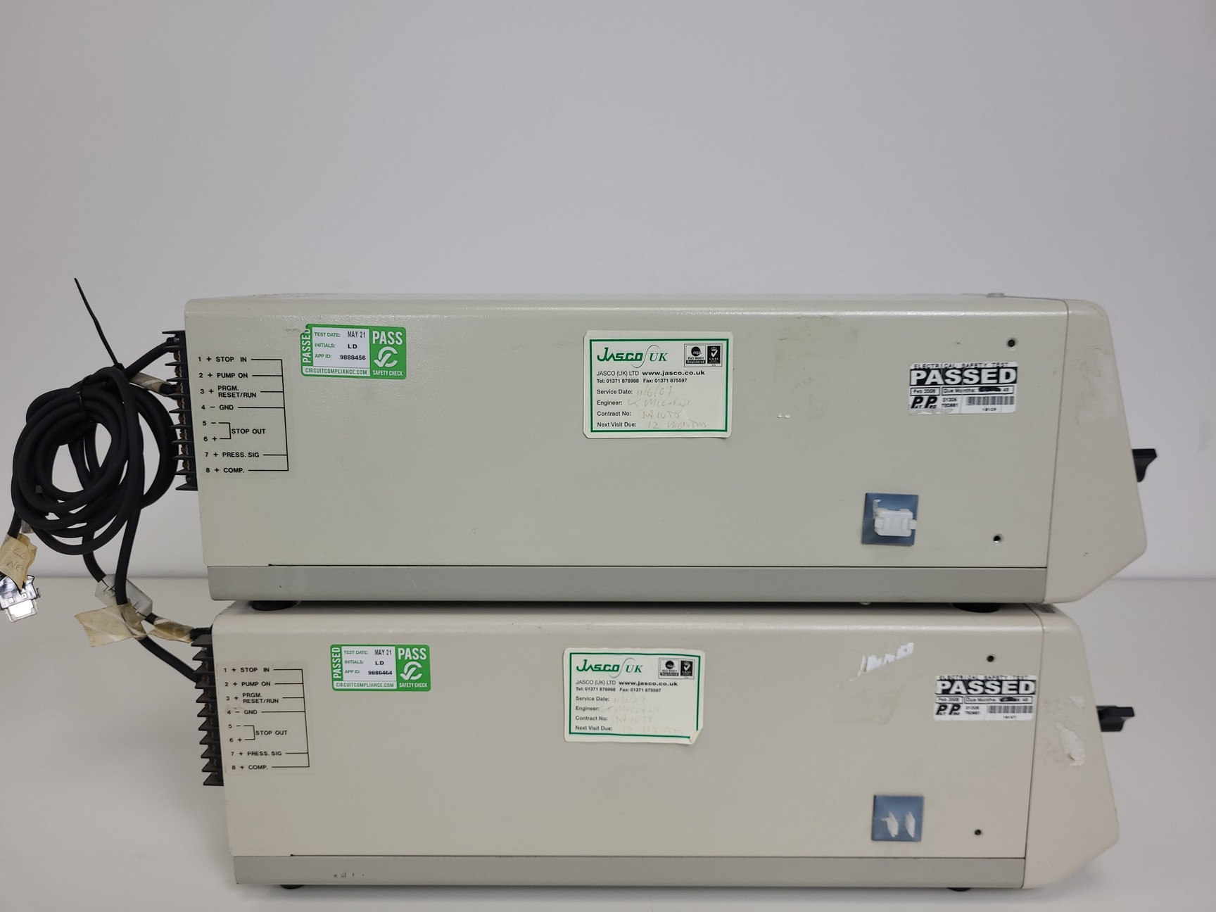 Image of Jasco HPLC System -  PU-1585, UV-2077, FP-920, HG-980-30, AS-1555 Lab