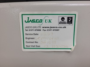 Thumbnail image of Jasco HPLC System -  PU-1585, UV-2077, FP-920, HG-980-30, AS-1555 Lab