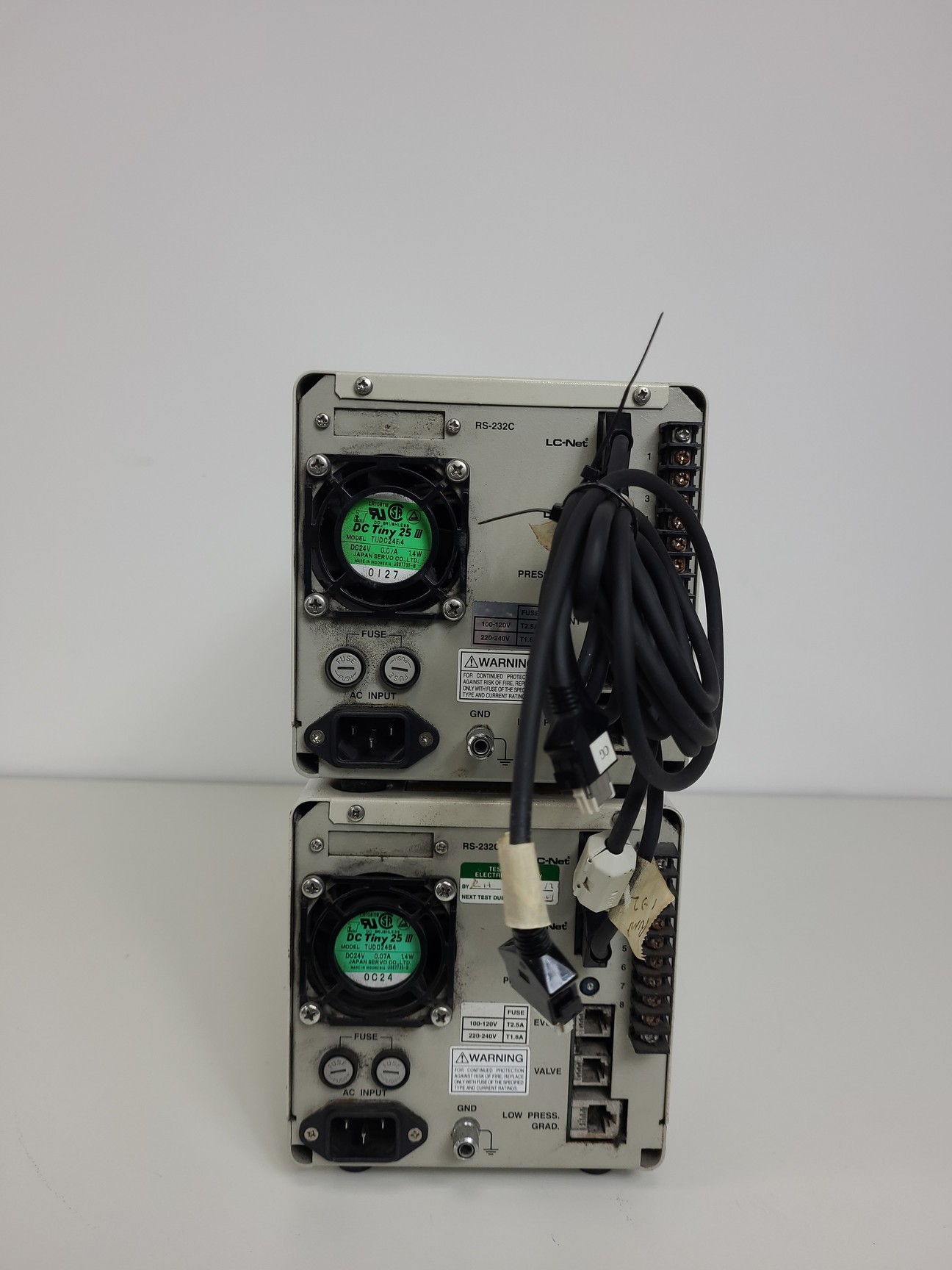 Image of Jasco HPLC System -  PU-1585, UV-2077, FP-920, HG-980-30, AS-1555 Lab