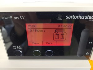 Thumbnail image of Sartorius Arium Pro UV Ultrapure Water Purification System Lab