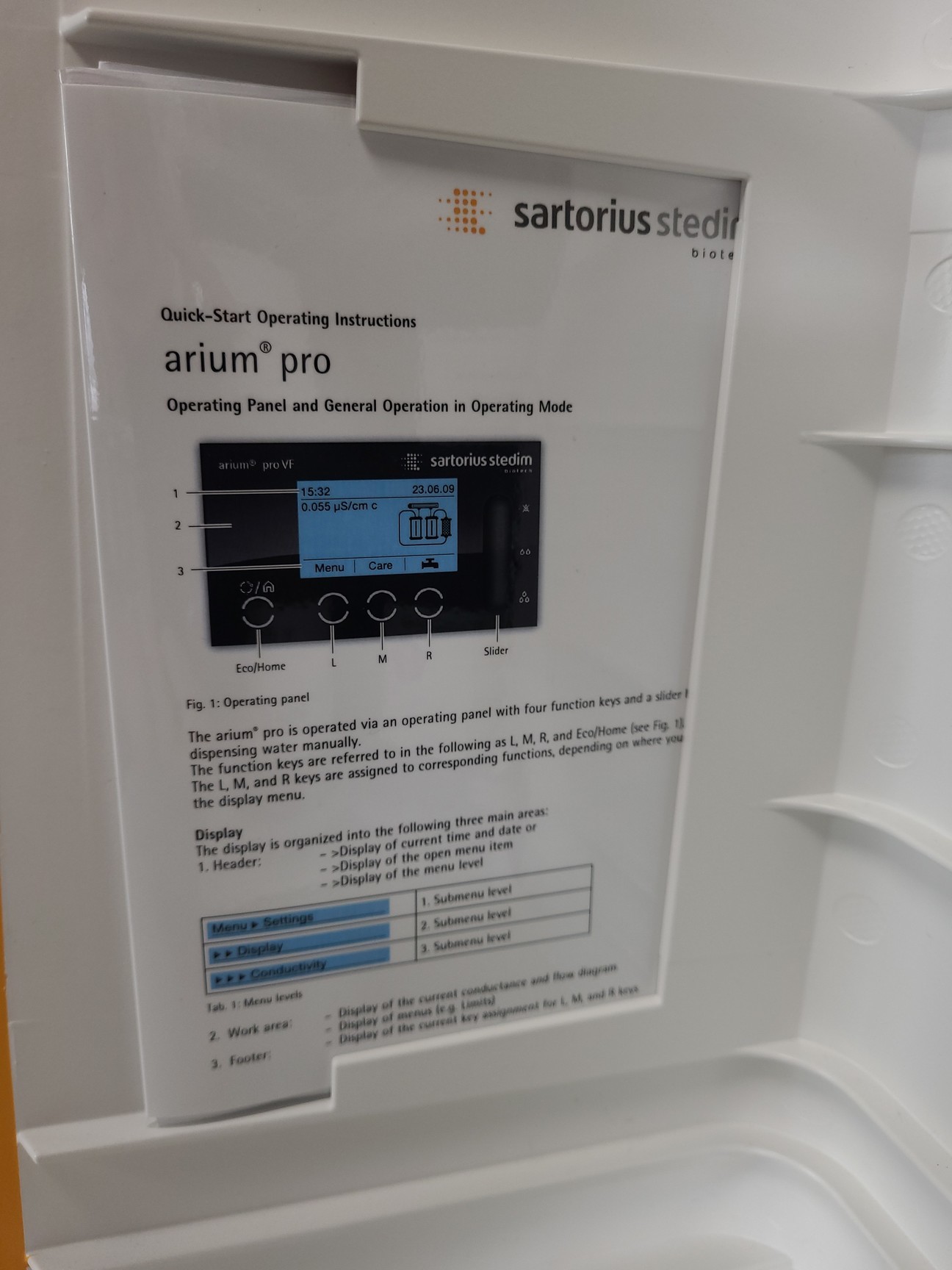 Image of Sartorius Arium Pro UV Ultrapure Water Purification System Lab