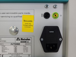 Thumbnail image of Metrohm Autolab Rotator System - IME663, PGSTAT302N, MotorController Lab