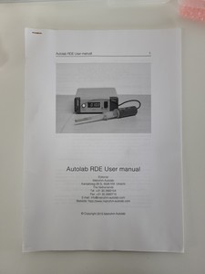 Thumbnail image of Metrohm Autolab Rotator System - IME663, PGSTAT302N, MotorController Lab