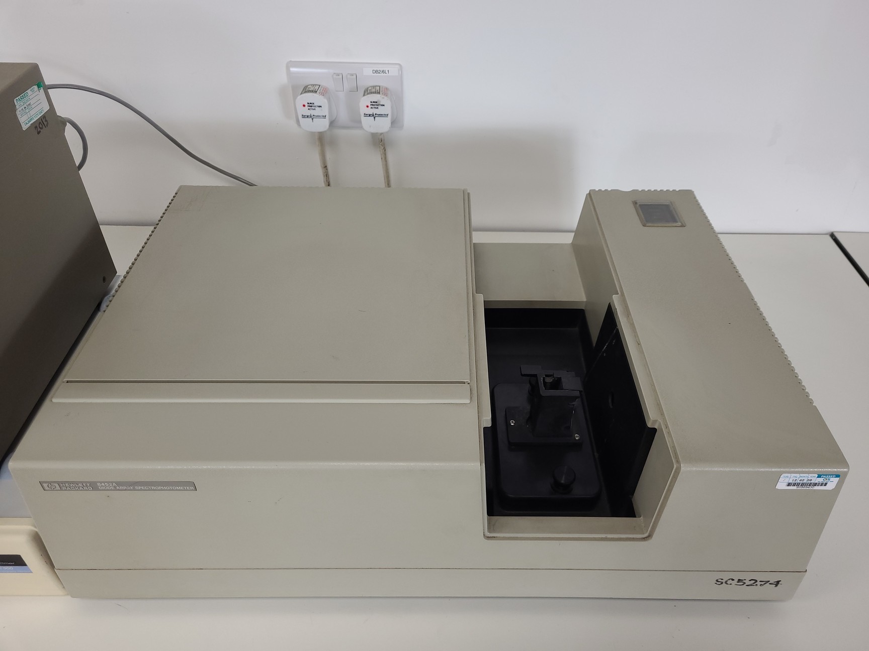 Image of Hewlett Packard 8452A Diode Array Spectrophotometer System - PE Nelson 941A, 610