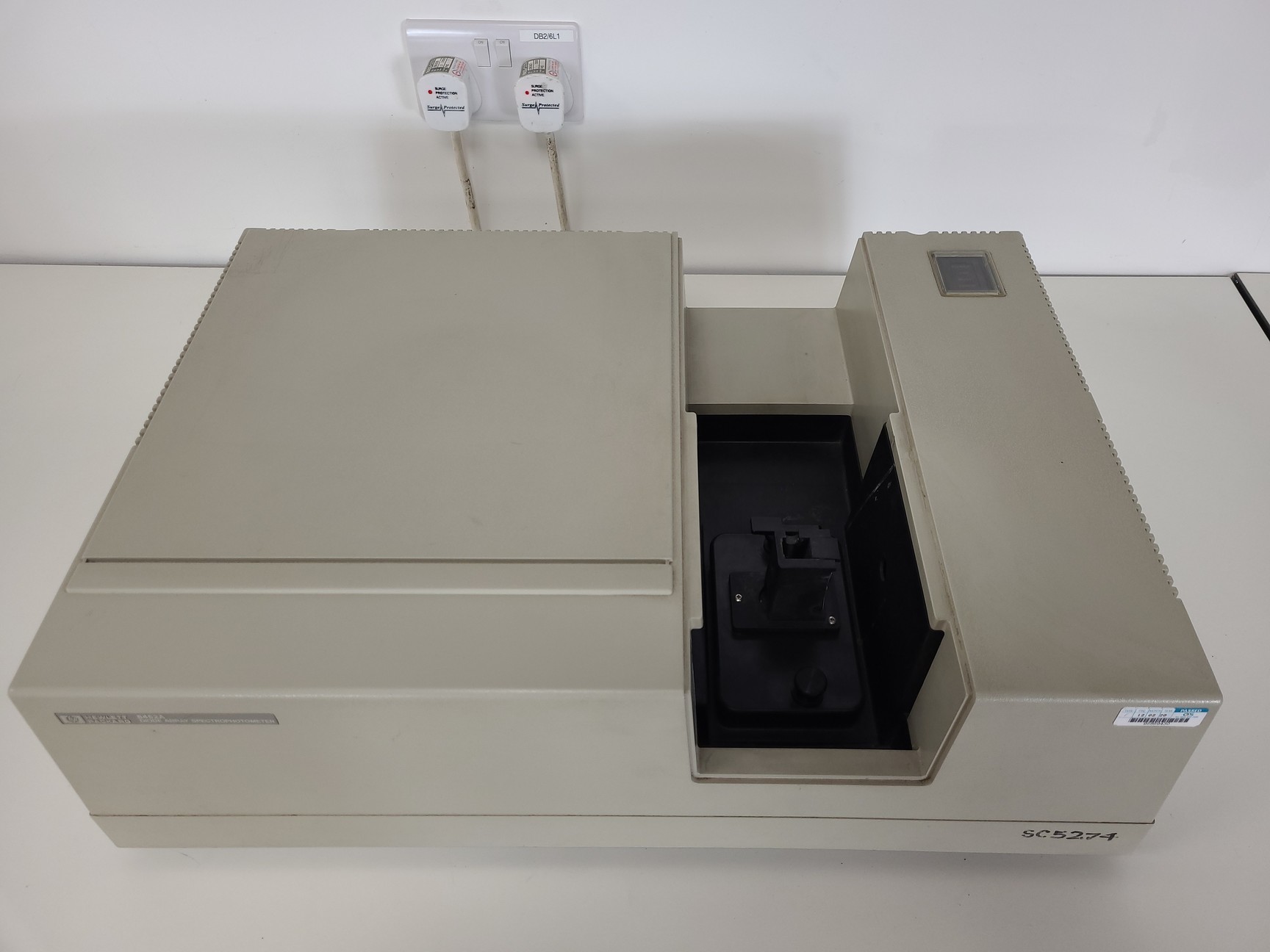 Image of Hewlett Packard 8452A Diode Array Spectrophotometer System - PE Nelson 941A, 610