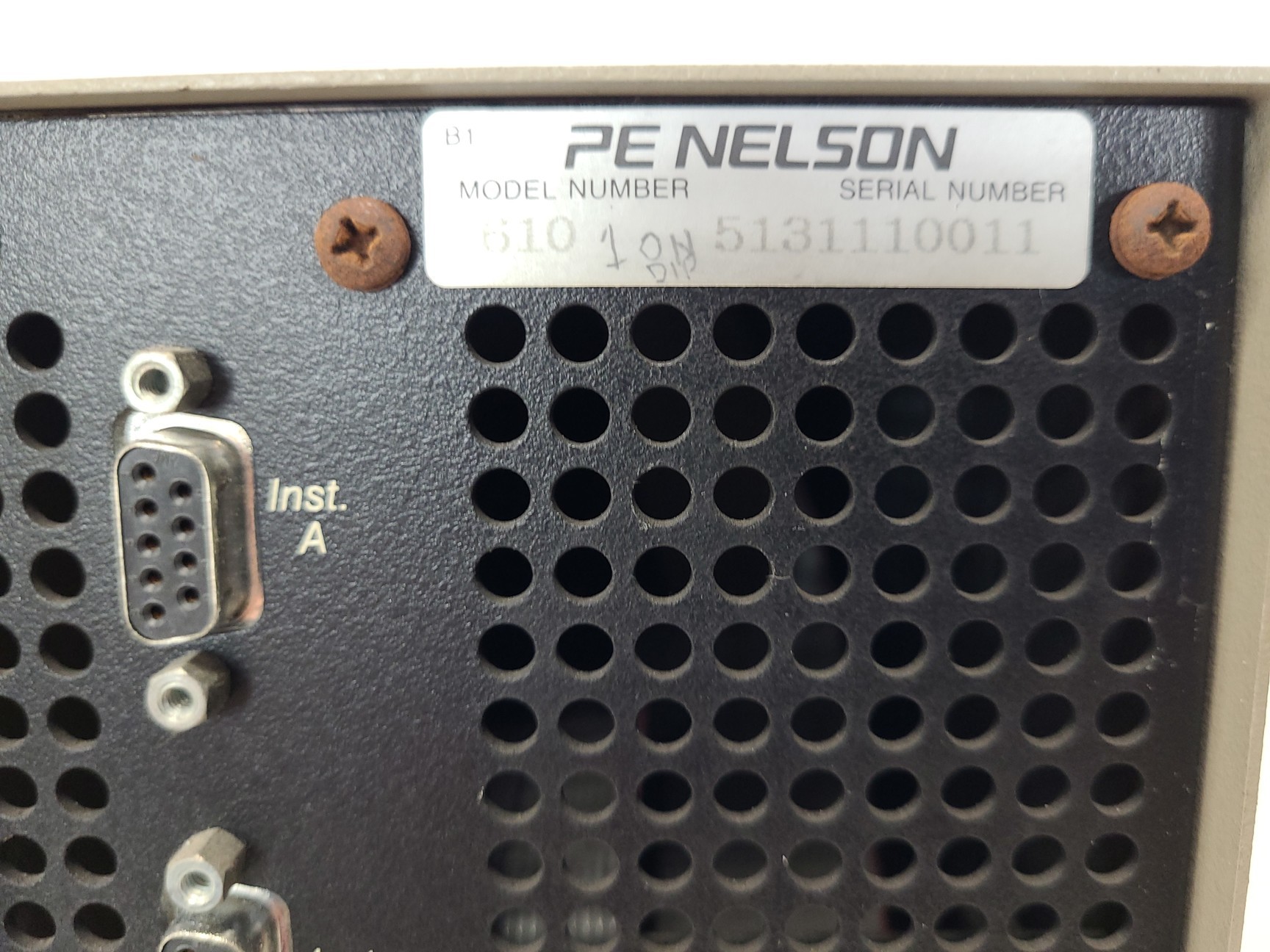 Image of Hewlett Packard 8452A Diode Array Spectrophotometer System - PE Nelson 941A, 610