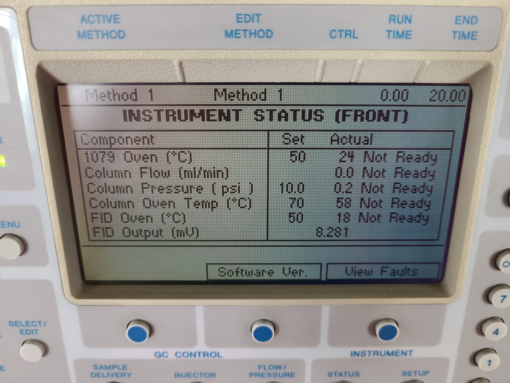 Image of Varian CP-3800 GC Gas Chromatograph with CP-8400 Autosampler Lab