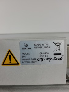 Thumbnail image of Varian CP-3800 GC Gas Chromatograph with CP-8400 Autosampler Lab