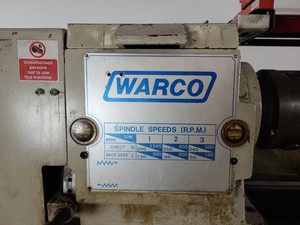 Thumbnail image of Warco 1327R Industrial Metalworking Lathe + Accessories