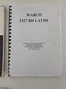 Thumbnail image of Warco 1327R Industrial Metalworking Lathe + Accessories