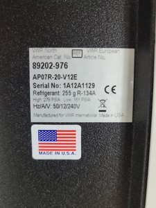 Thumbnail image of VWR AP07R-20-V12E Refrigerated Circulator Chiller Lab