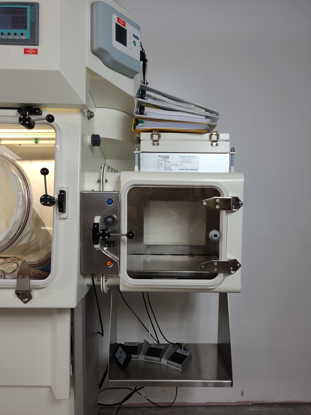 Image of Mach-Aire ICT-180 Glove Box Safety Cabinet Pharmacy Dispensing Isolator Lab