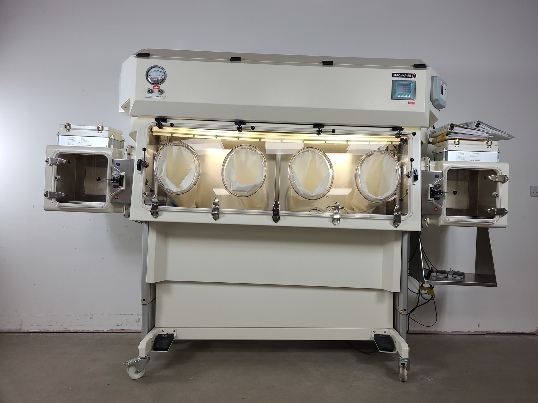 Image of Mach-Aire ICT-180 Glove Box Safety Cabinet Pharmacy Dispensing Isolator Lab