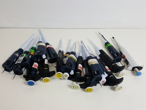 Thumbnail image of 43 x Laboratory Pipettes - Biohit, Gilson Pipetman, Labnet, Nichipet, Rainin Lab
