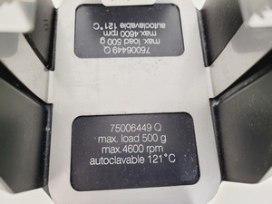Thumbnail image of 4 x Thermo Scientific/Sorvall Heraeus Microplate Centrifuge Buckets 75006449 Lab