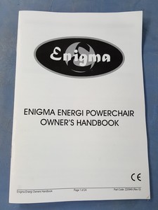 Thumbnail image of Enigma Energi Powerchair Mobility Powered Electric Wheelchair (Faulty Battery)