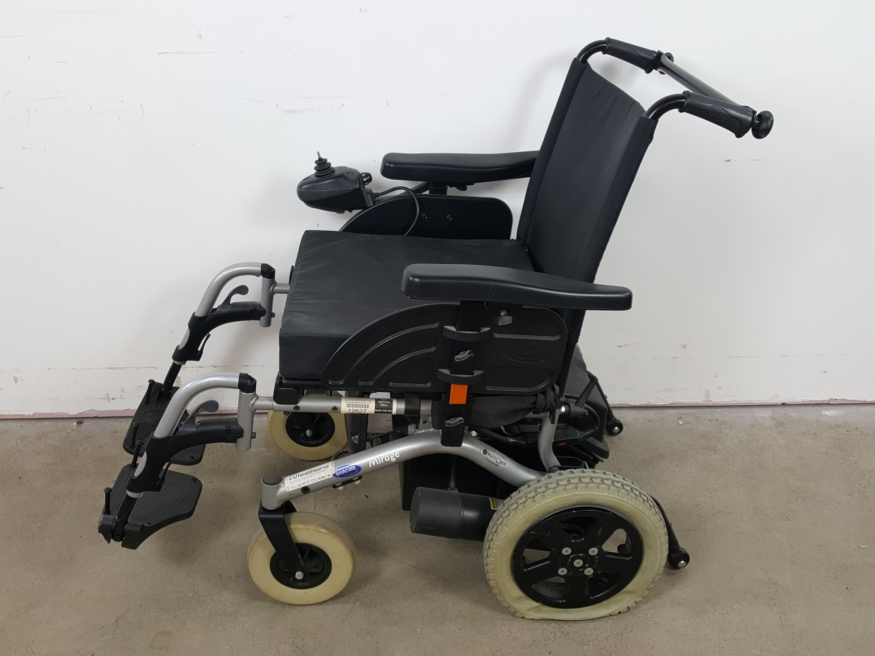 Image of Invacare Mirage 4mph Electric Wheelchair Transportable Powerchair - Dead Battery