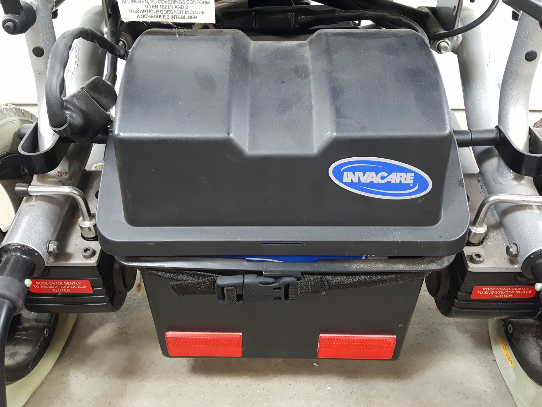 Image of Invacare Mirage 4mph Electric Wheelchair Transportable Powerchair - Dead Battery