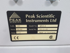 Thumbnail image of Peak Scientific High Purity Nitrogen Generator Model - NM30LA Lab
