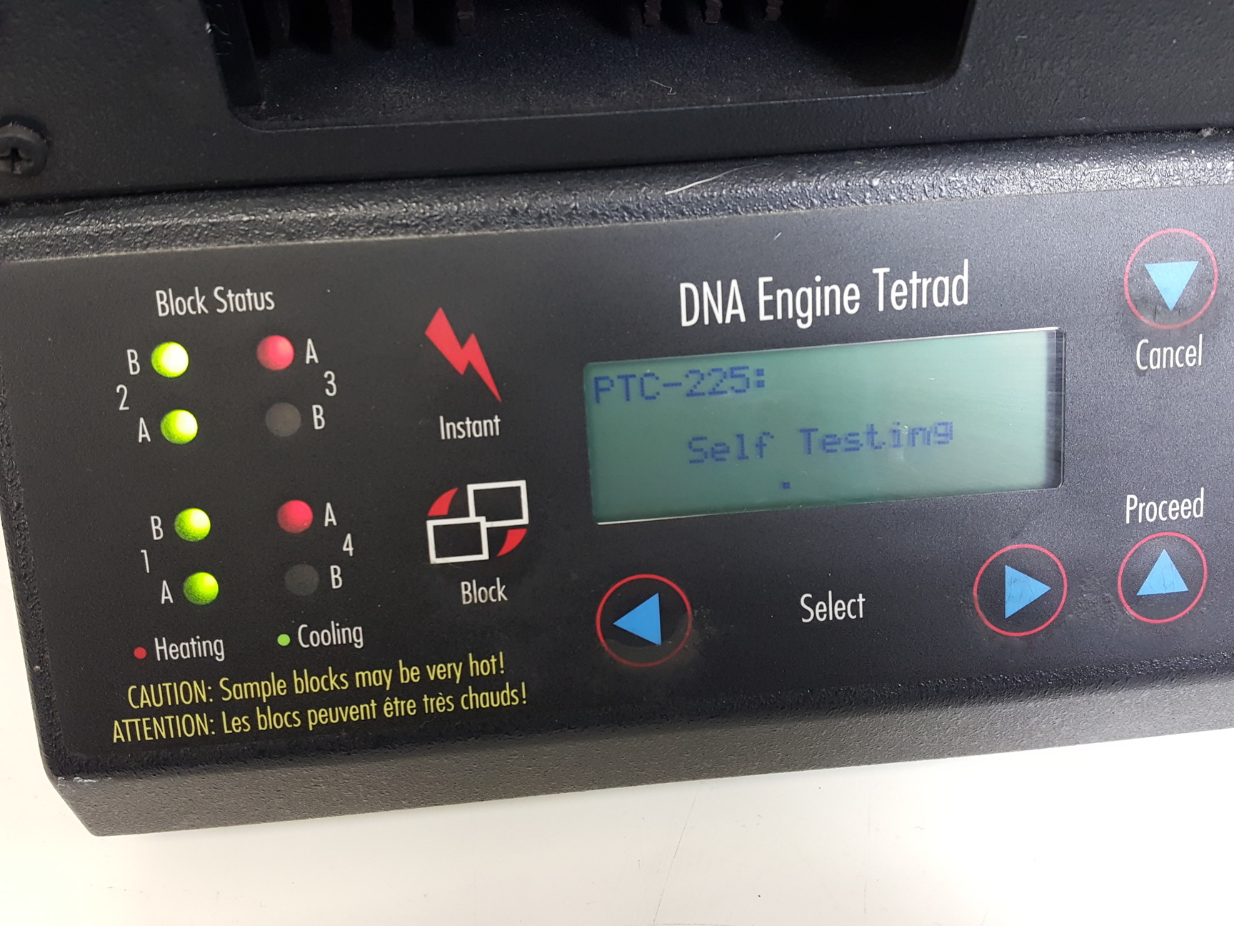 Image of MJ Research Peltier Thermal Cycler PTC-225 & RM200HA100 Power Supply Lab