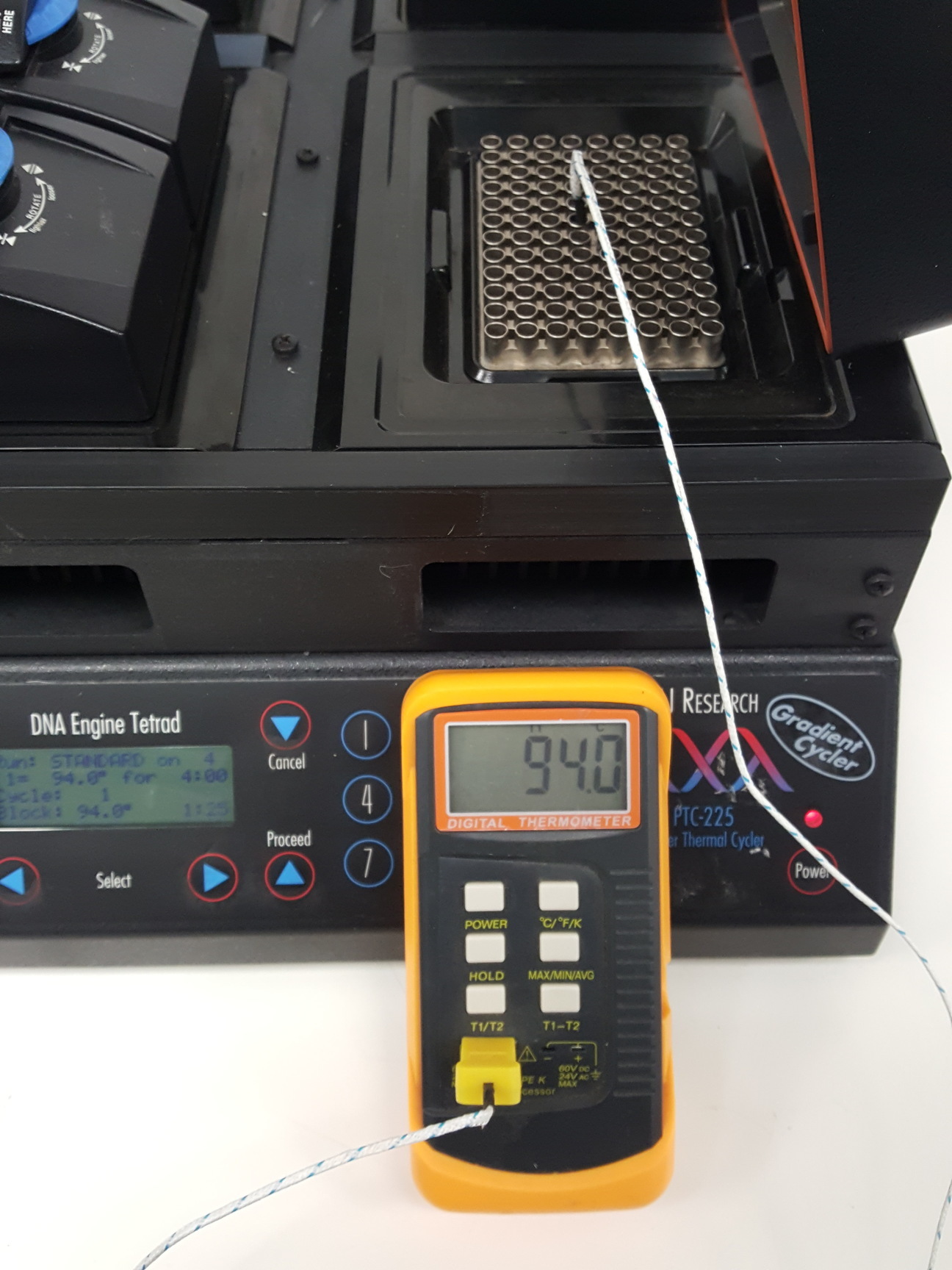 Image of MJ Research Peltier Thermal Cycler PTC-225 & RM200HA100 Power Supply Lab