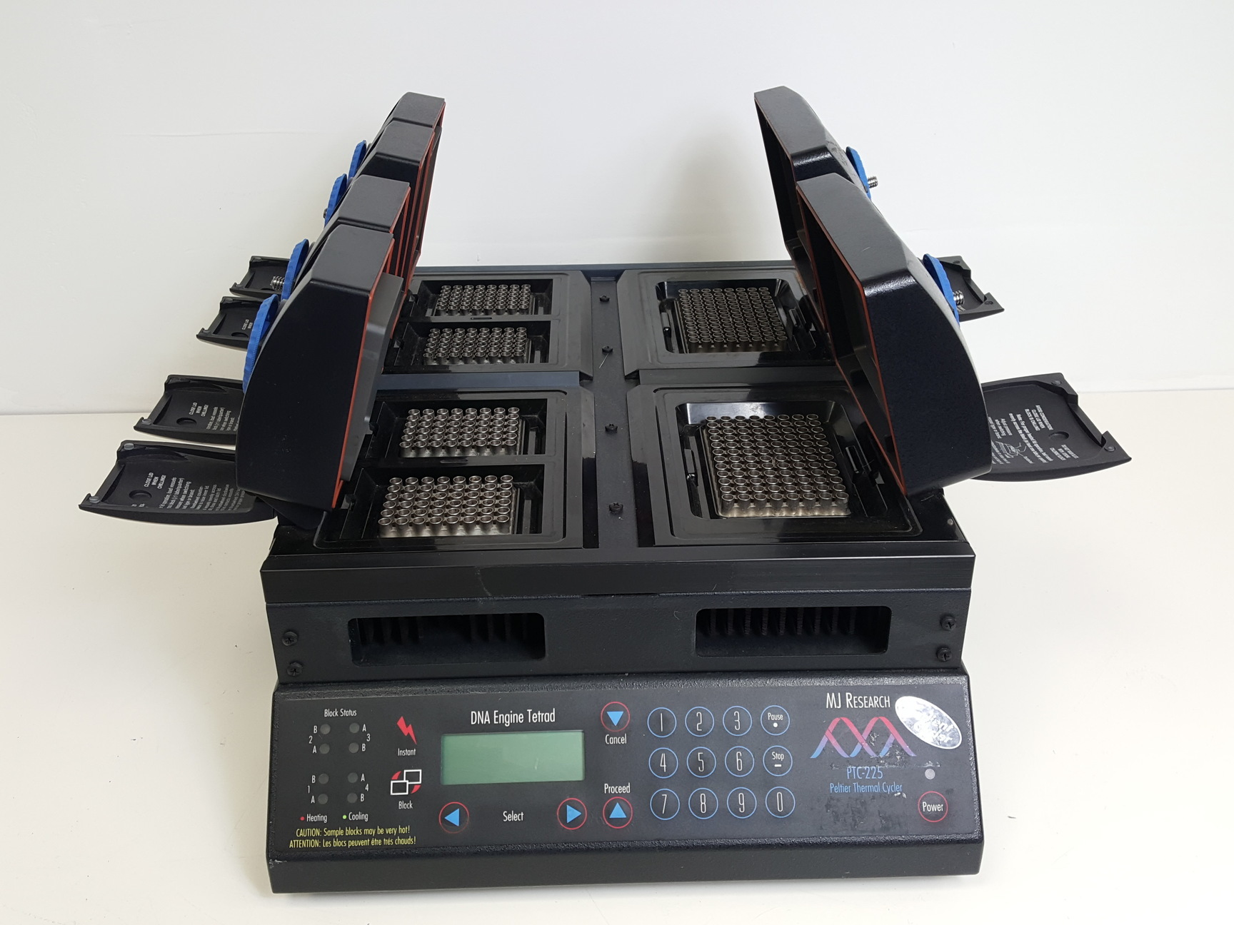 Image of MJ Research Peltier Thermal Cycler PTC-225 & RM200HA100 Power Supply Lab