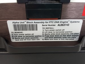 Thumbnail image of MJ Research Peltier Thermal Cycler PTC-225 & RM200HA100 Power Supply Lab