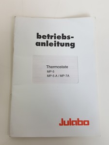 Thumbnail image of Julabo MP-5 Circulator & Water Bath MP-5A Typ - MP-PA/KUE/HAHN Lab
