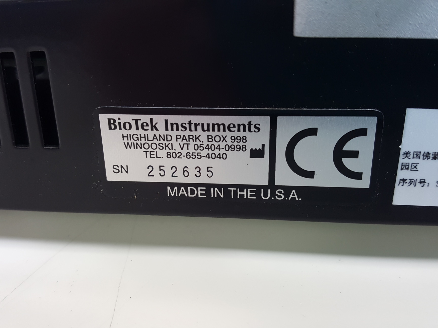 Image of BioTek EL800 Microplate Visible/Absorbance Reader Lab