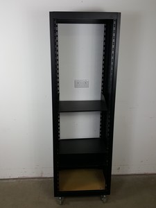 Thumbnail image of Standing 19" Rack Equipment Cabinet on Wheels 44x55x176cm LWH