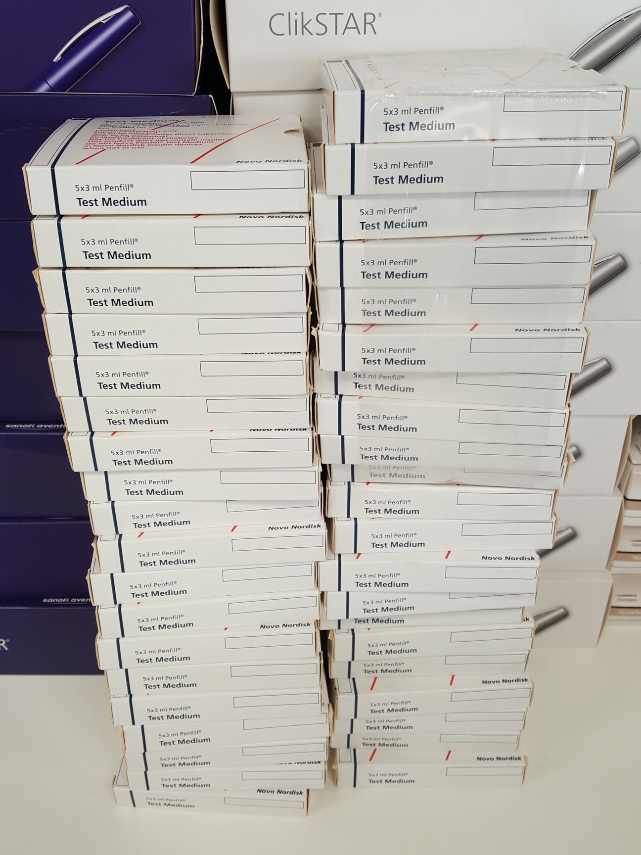 Image of Job lot of Insulin Pens and Cartridges