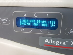 Thumbnail image of Beckman Coulter Benchtop Centrifuge Model - Allegra X-12R with 4750rpm RotorLab