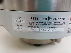 Thumbnail image of Pfeiffer Vacuum  Asslar Turbo Pump Mod - TMH 520 IS Lab