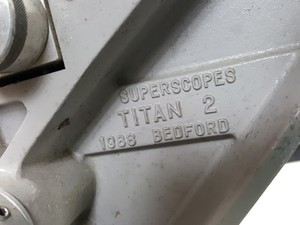 Thumbnail image of Vintage 1988 Superscopes Ltd Titan 2 Telescope EQ Mount - 701 C2 Lab
