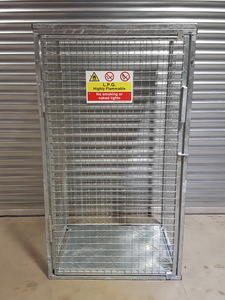 Thumbnail image of Gas Cylinder Bottle Storage Cage 86x100x187cm LWH